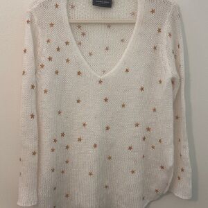 Wooden Ship Star Pattern Sweater size XS